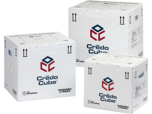 Crēdo Cube reusable parcel shipper with VIP + PCM